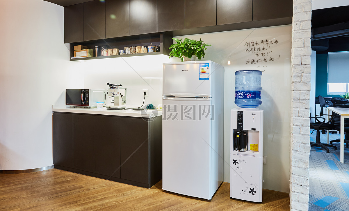 免费办公茶水间图片素材 高效优雅的办公环境视觉典范